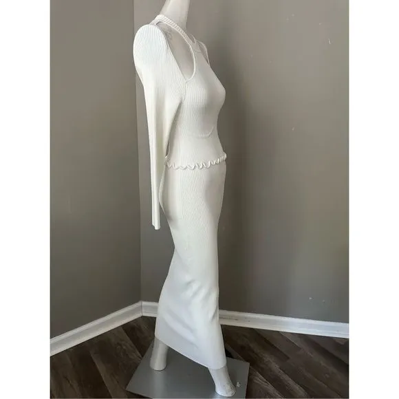 SELF-PORTRAIT Shoulder &amp; Back Cut Outs Dress