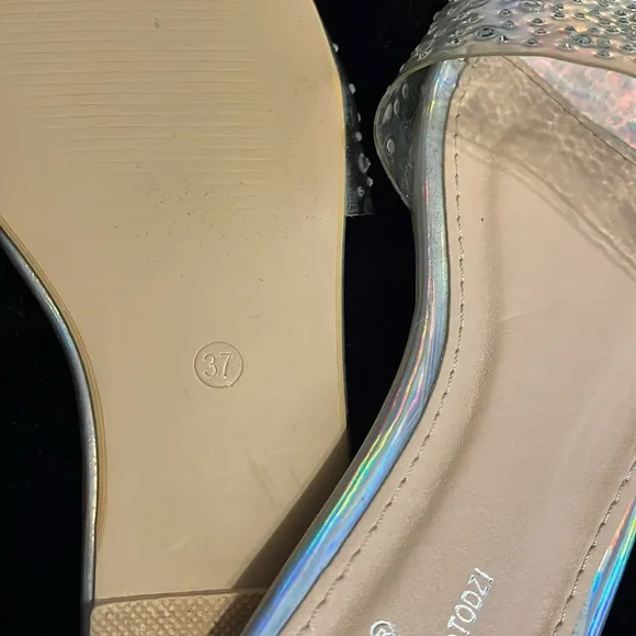 Sergio Todzi Stylish Clear Slide Sandals