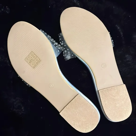 Sergio Todzi Stylish Clear Slide Sandals
