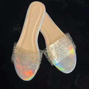 Sergio Todzi Stylish Clear Slide Sandals