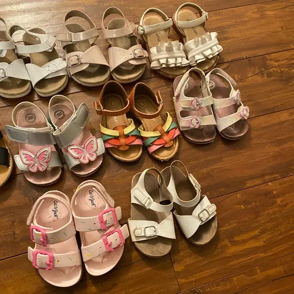 Set Of Toddler Sandals, Size: 5T