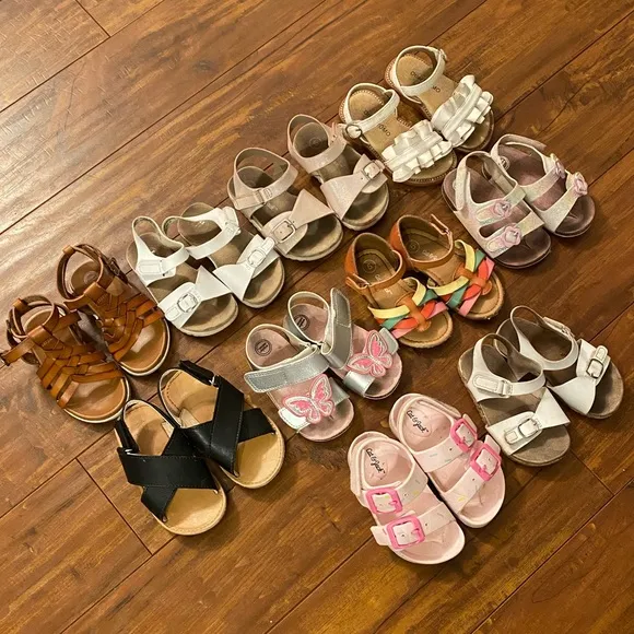Set Of Toddler Sandals, Size: 5T