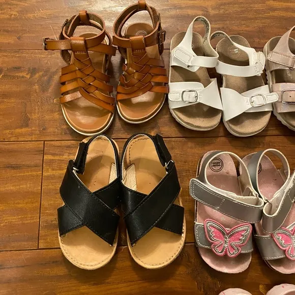 Set Of Toddler Sandals, Size: 5T