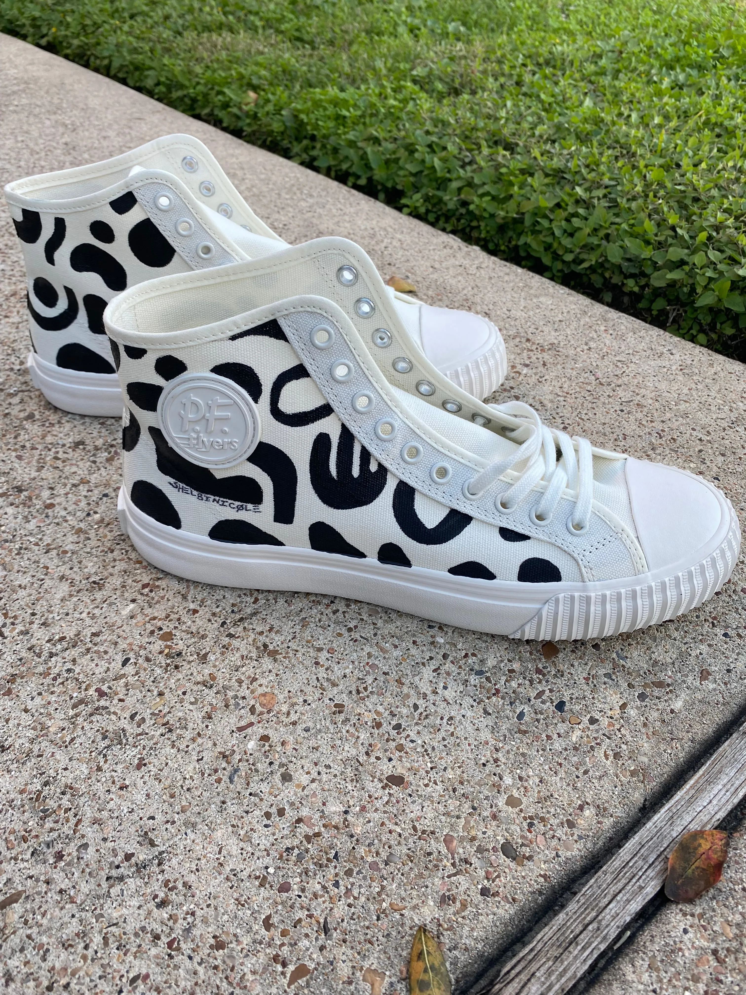 Shelbi Nicole x PF Flyers Custom Painted Shoes