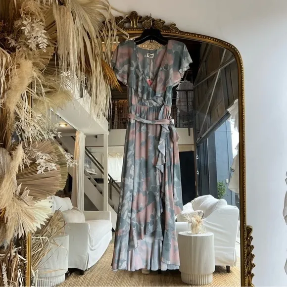 Show Me Your Mumu Jess Ruffle Midi Dress