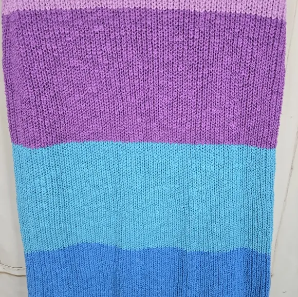 Show me your mumu pippa sweater skirt sunset stripe knit small NWOT