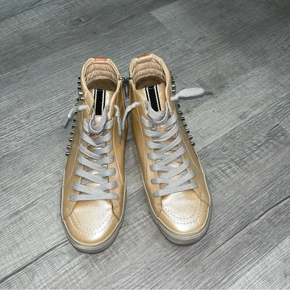 Shu Shop Women's Shoes Sneakers High Top Lace Casual Zip 8.5
