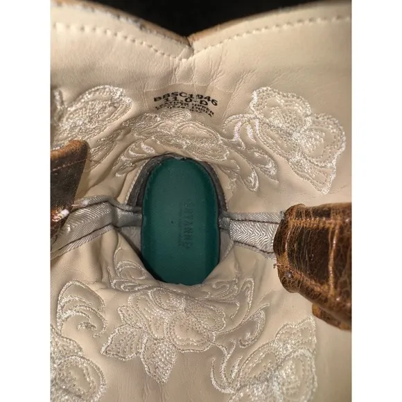 Shyanne little lasy brown girls boots size 11