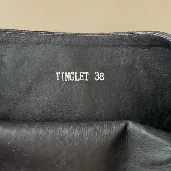 Silent D Tinglet kitten heel slouch boots from Anthropologie