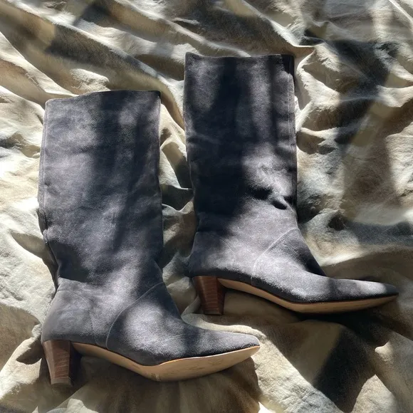 Silent D Tinglet kitten heel slouch boots from Anthropologie