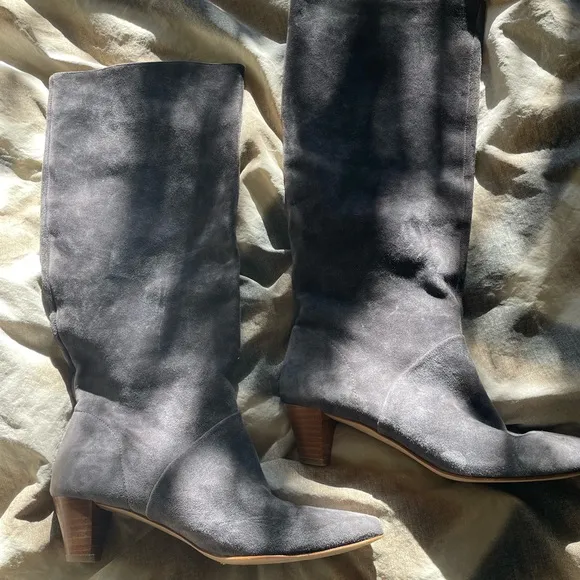 Silent D Tinglet kitten heel slouch boots from Anthropologie