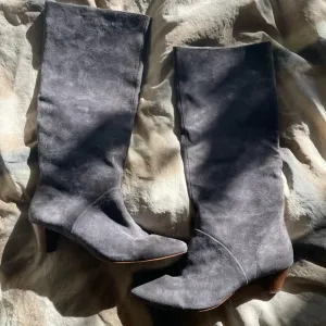Silent D Tinglet kitten heel slouch boots from Anthropologie