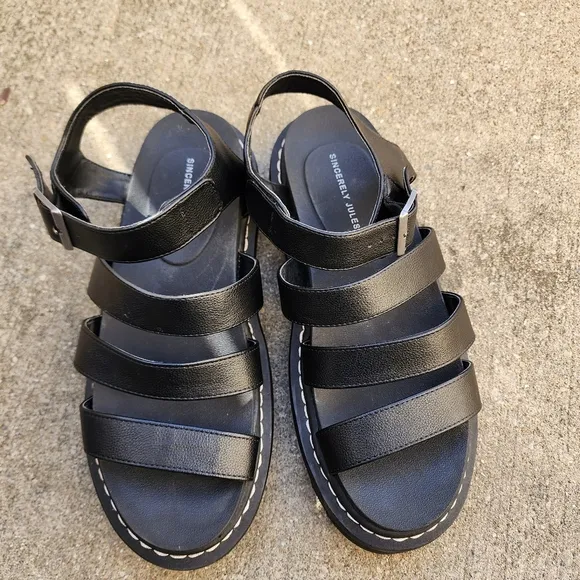 Sincerely Jules - Chunky Platform Sandals 9.5M