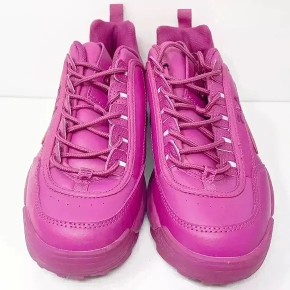 Size 10 FILA DISRUPTOR 2 Premium Pink Casual Shoes Sneakers