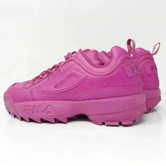 Size 10 FILA DISRUPTOR 2 Premium Pink Casual Shoes Sneakers