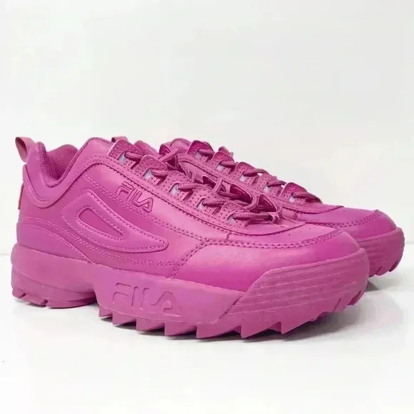 Size 10 FILA DISRUPTOR 2 Premium Pink Casual Shoes Sneakers