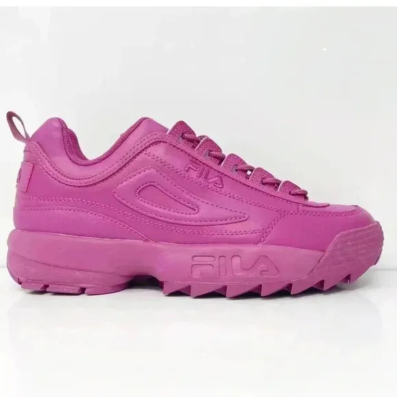 Size 10 FILA DISRUPTOR 2 Premium Pink Casual Shoes Sneakers