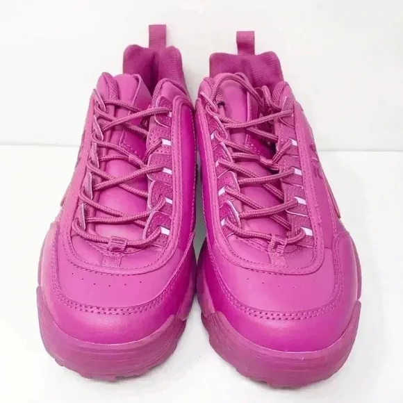 Size 10 FILA DISRUPTOR 2 Premium Pink Casual Shoes Sneakers