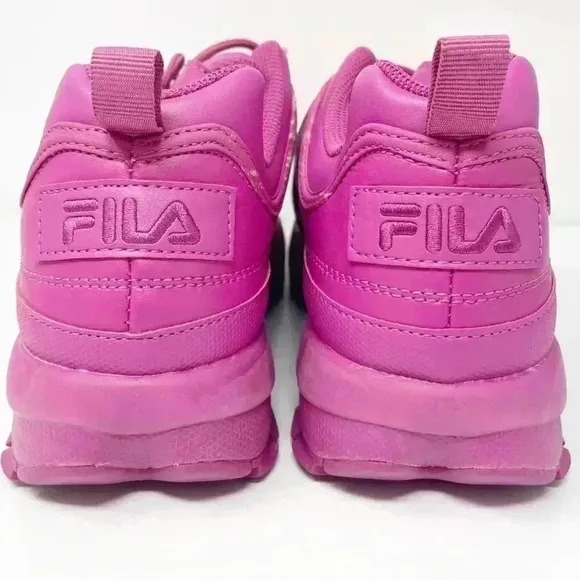 Size 10 FILA DISRUPTOR 2 Premium Pink Casual Shoes Sneakers