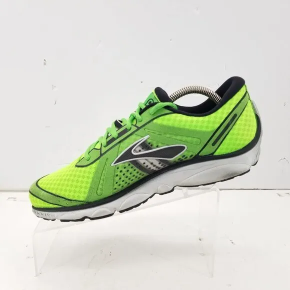 Size 10 - Men’s Brooks Pure Cadence Running Shoes Neon Green 1101101D338