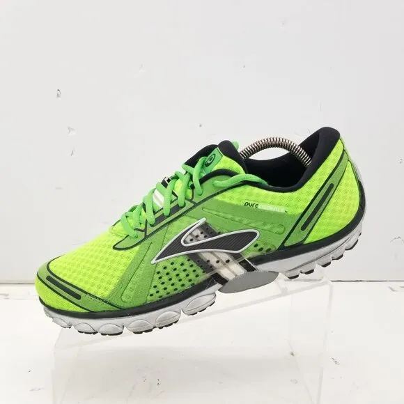 Size 10 - Men’s Brooks Pure Cadence Running Shoes Neon Green 1101101D338