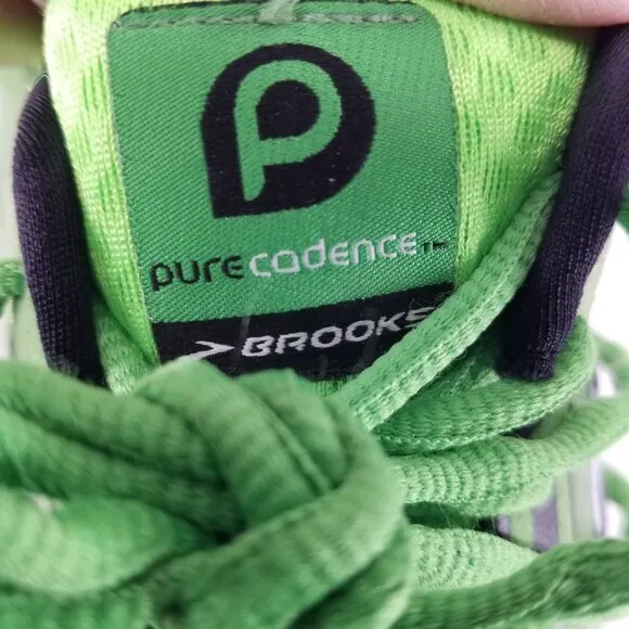 Size 10 - Men’s Brooks Pure Cadence Running Shoes Neon Green 1101101D338