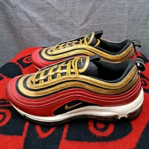Size 10 Nike Womens Air Max 97 CT1148-600 Red Casual Shoes Sneakers