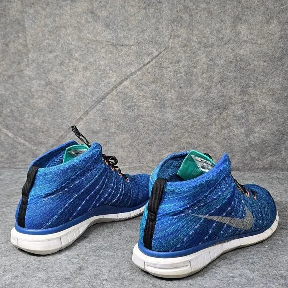 Size 10.5 - Nike Free Flyknit Chukka Hyper Grape Blue Men Running Sneaker‎ Shoes
