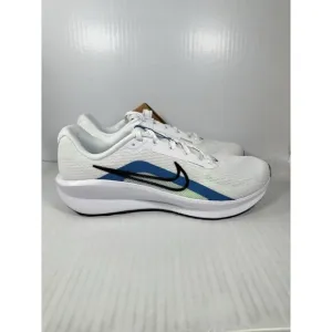 Size 12 Mens Nike Downshifter 13 Running Shoes FD6454-103 White Blue Green NEW