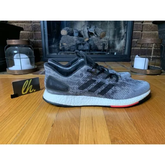 Size 13 Adidas Pureboost DPR Grey Black Running Shoes S80993