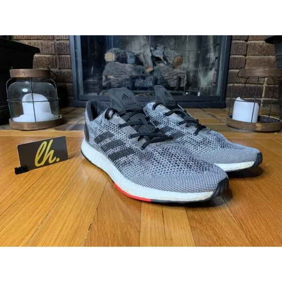 Size 13 Adidas Pureboost DPR Grey Black Running Shoes S80993