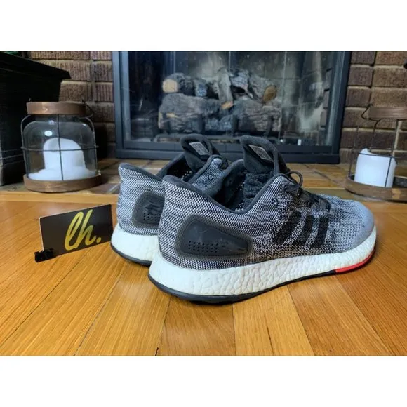 Size 13 Adidas Pureboost DPR Grey Black Running Shoes S80993