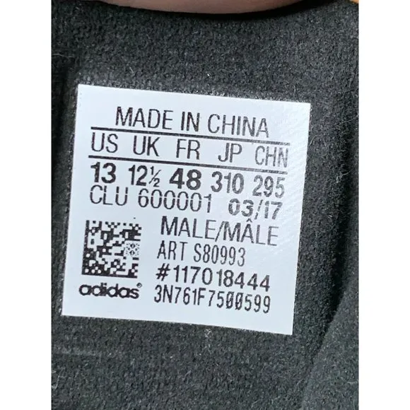 Size 13 Adidas Pureboost DPR Grey Black Running Shoes S80993