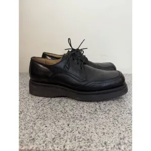 SKECHERS COLLECTION OXFORD BLACK LEATHER LACE UP MENS DRESS SHOES SIZE 12