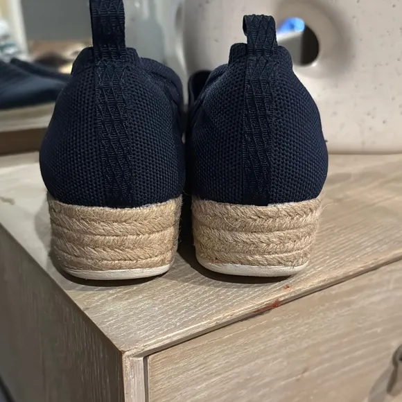 Skechers Dark Blue Espadrille Slip-Ons
