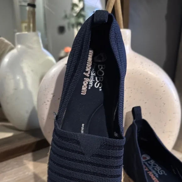 Skechers Dark Blue Espadrille Slip-Ons