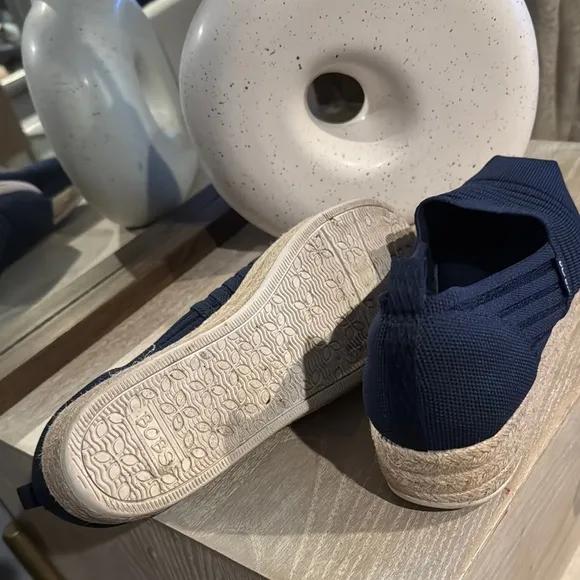 Skechers Dark Blue Espadrille Slip-Ons