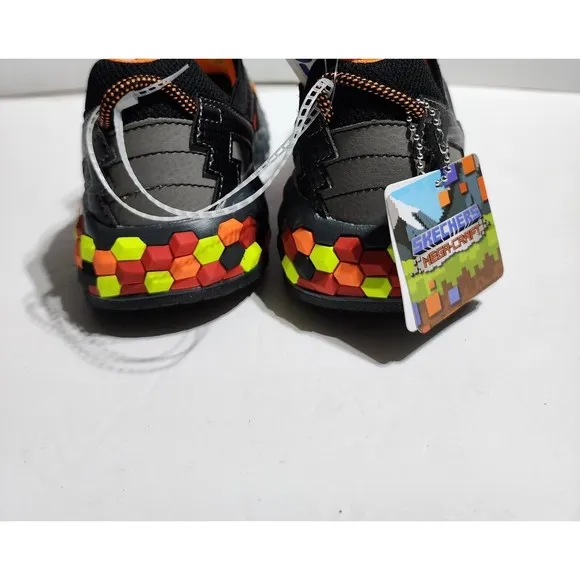 Skechers Unisex Mega Craft Orange Sneakers Little Kid Shoes BHFO 1830 Size 3Y