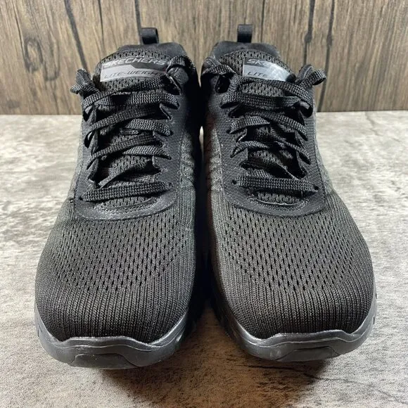 Skechers Womens Ultra Flex Statements 59845H Black Running Shoes Sneakers Size 9