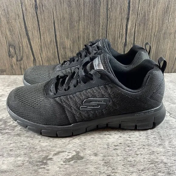 Skechers Womens Ultra Flex Statements 59845H Black Running Shoes Sneakers Size 9