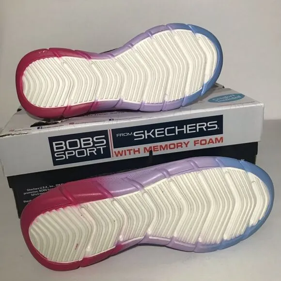 Skechers BOBS B Flex Stretch Fit Faux-Lace Ombre Slip-On Shoes