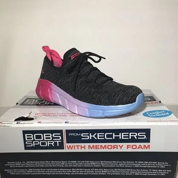 Skechers BOBS B Flex Stretch Fit Faux-Lace Ombre Slip-On Shoes