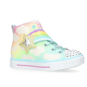 Sketchers Girls Twinkle Sparks Shooting Star Brights Light-up sneakers 1 &amp; 1.5