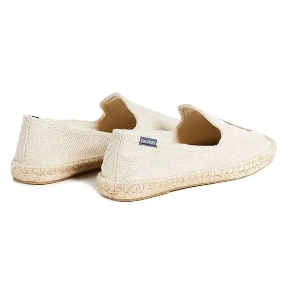 Soludos NWT Beer Shot Smoking Slipper Size 11 Cream