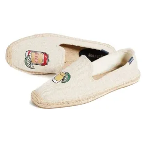 Soludos NWT Beer Shot Smoking Slipper Size 11 Cream