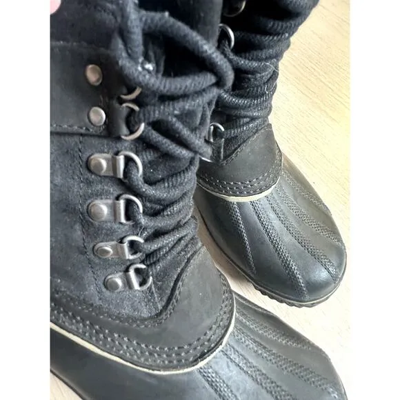 Sorel Boots Black - Size 8 Women's - Good Condition!