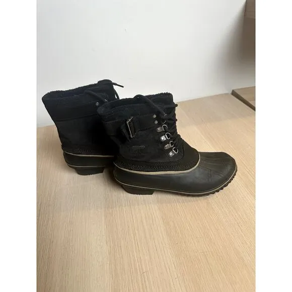 Sorel Boots Black - Size 8 Women's - Good Condition!