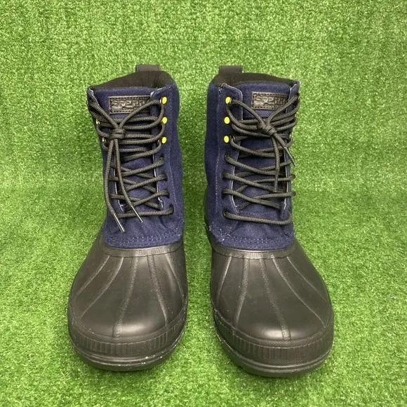 SPERRY Ice Bay Wool Navy Boots mens size 10.5 (new without Box)