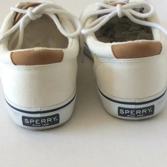 Sperry Men’s Striper II CVO Sneakers White Size 14