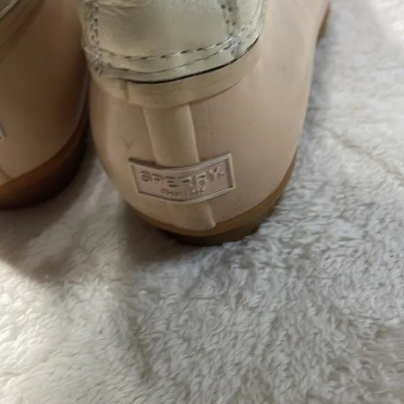 Sperry Shearwater Buckle Sherpa Boots womens 9.5